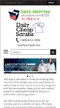 Mobile Screenshot of dailycheapscrubs.com